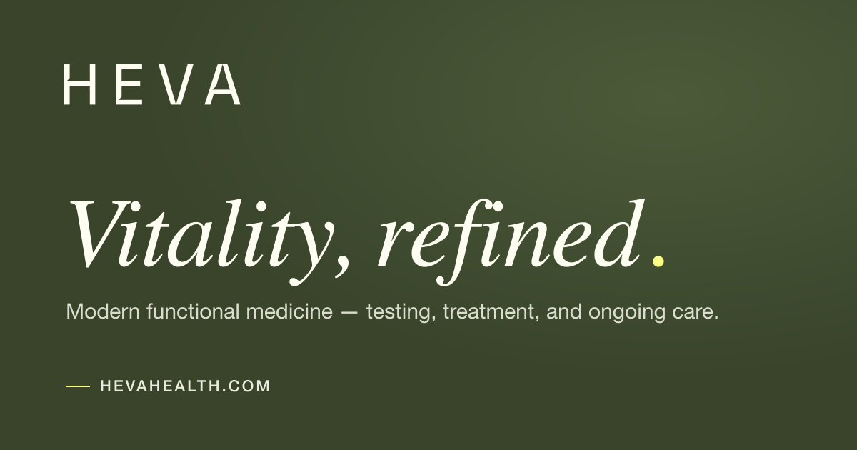 Clean, professional medical spa treatment room with neutral tones at Heva Health in Mesa